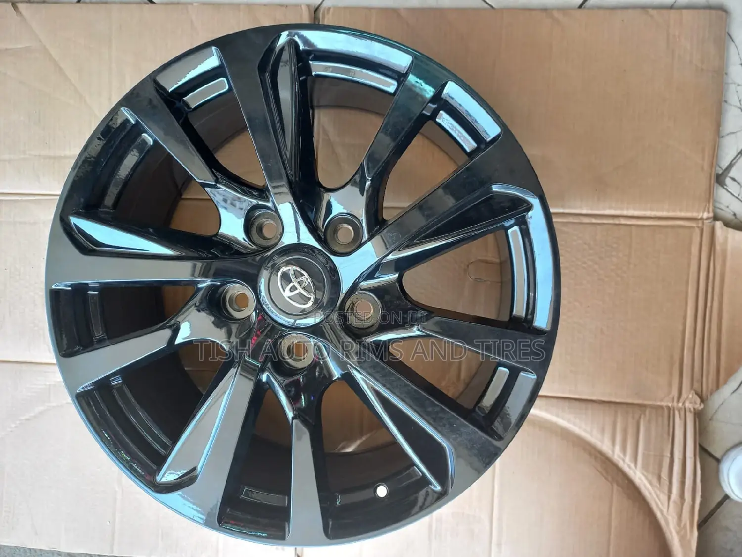 Black Rims Landcruser LC 200 Size 20 Inch Set