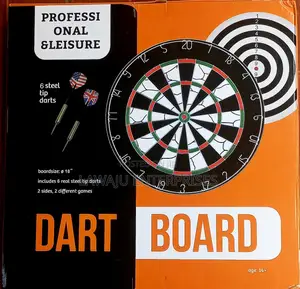 Leisure Dartboard With 6 Darts