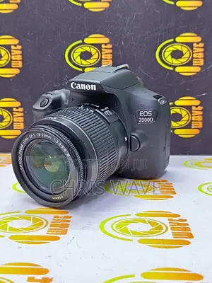 Canon 2000D With Free 32GB and 24mp