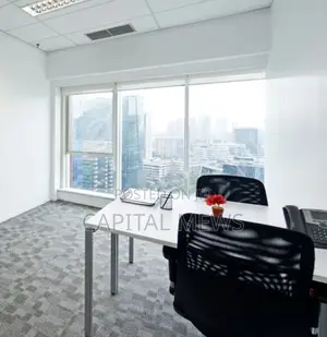Private Furnished Office With Large Windows