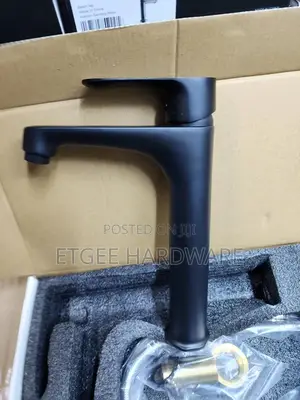 Black Table Top Basin Mixer Brimix 96