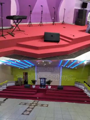 Beautiful Fitted Church Altar Carpets Covering the Whole Altar