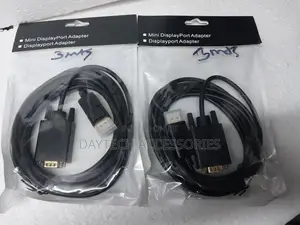 Display Port to Vga, 3m Dp to Vga Cable Connects Dp Port