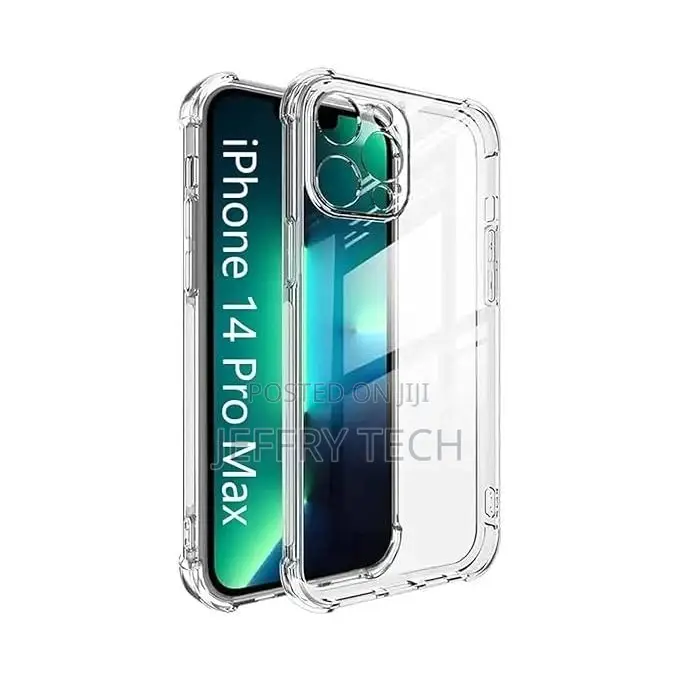Bumper Soft Transparent Case for Apple iPhone (14 Pro Max)