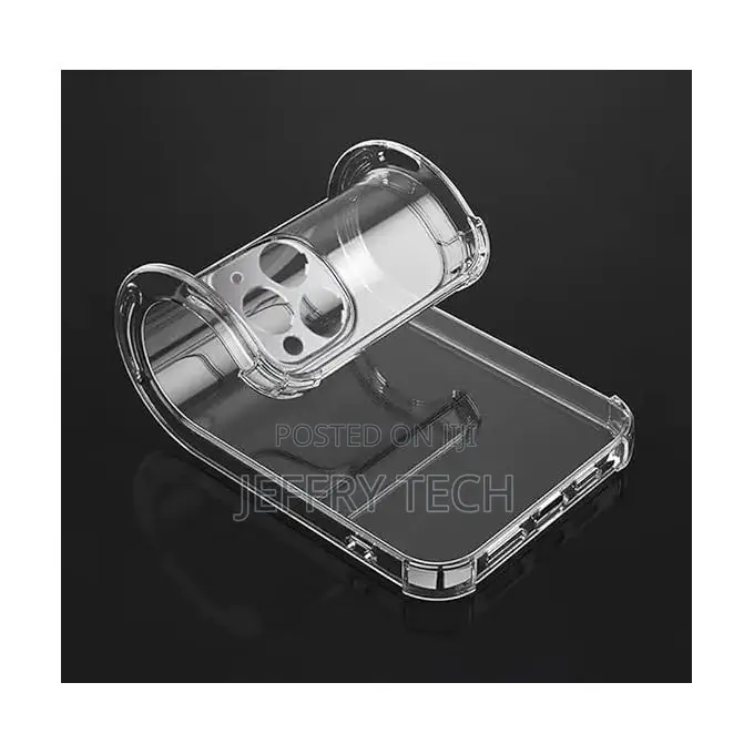 Bumper Soft Transparent Case for Apple iPhone (14 Pro Max)