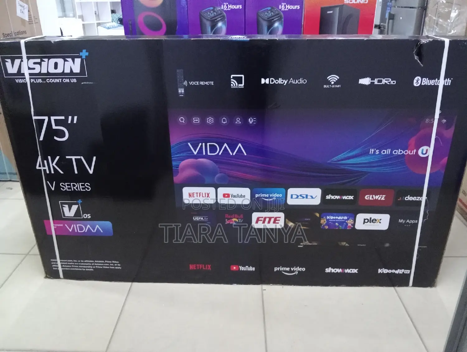 Vision 75" Vidaa Smart Uhdled Tv