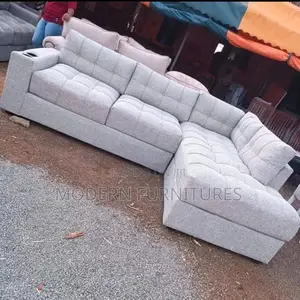 Grey Corner Sofa/ L Sofa