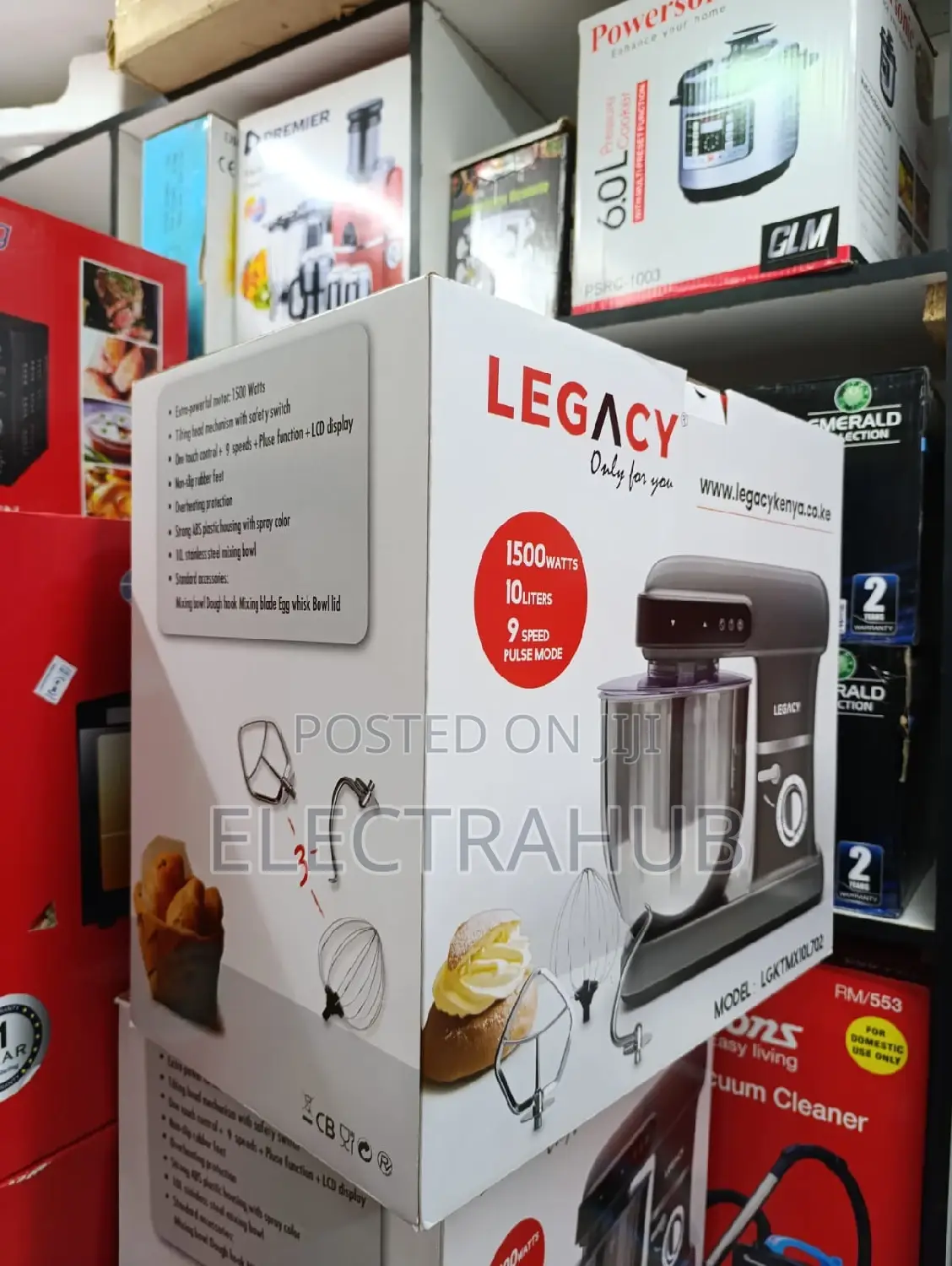 Legacy 1500W 10litres Mixer Brand New