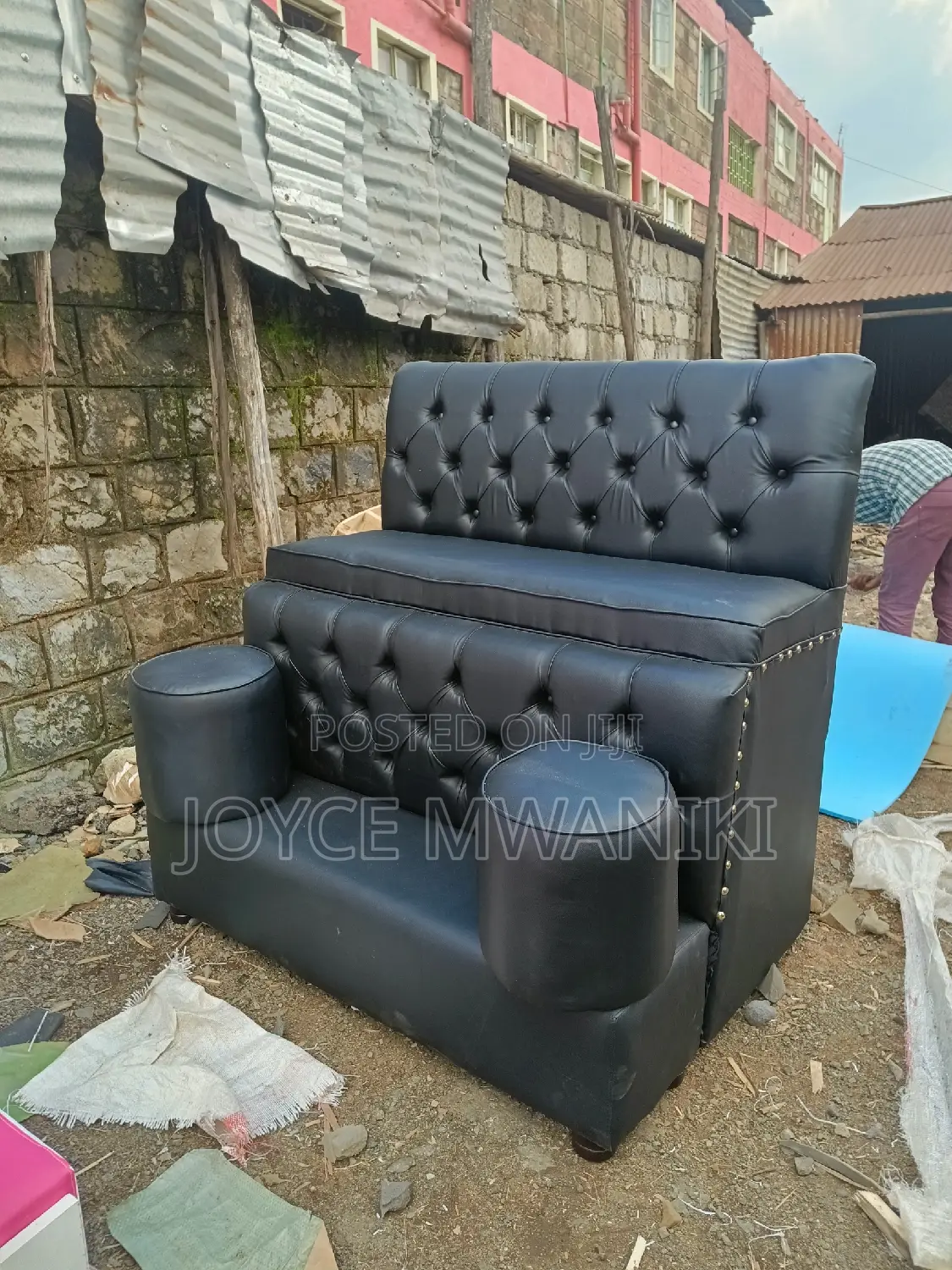 Pedicure Black, 2 Seater 