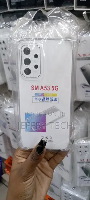 KIOMY Clear Case for Samsung Galaxy A53 5G, Shockproof Bumpe