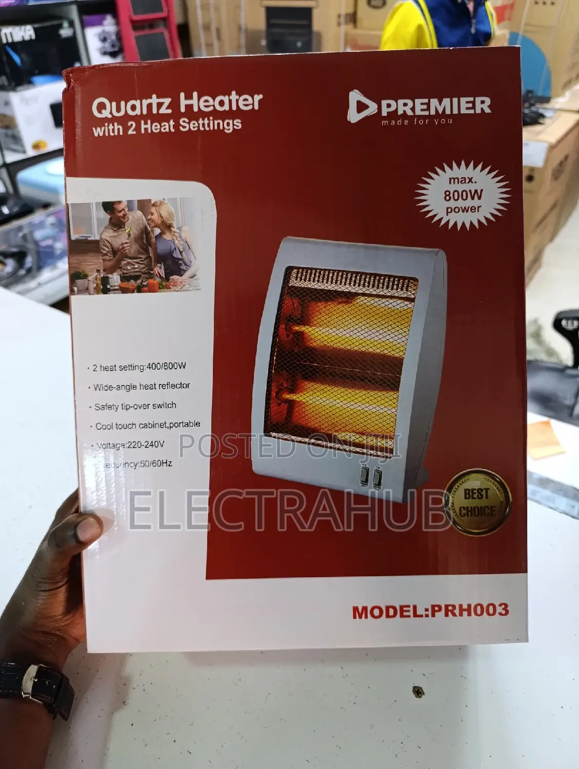 Premier Quartz Heater 2 Sided New Sealed