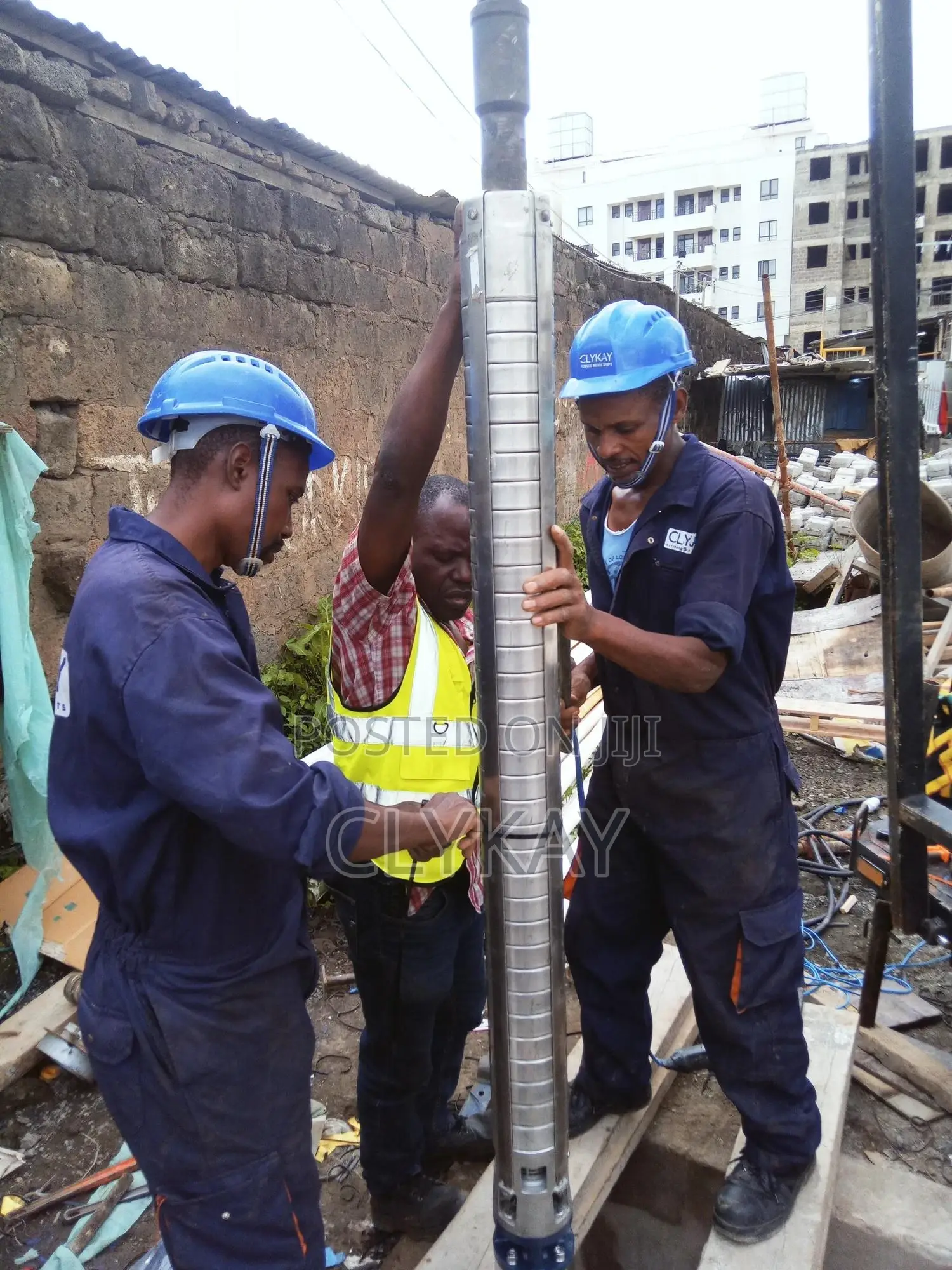 Borehole Installation Works Pump Lowering Services
