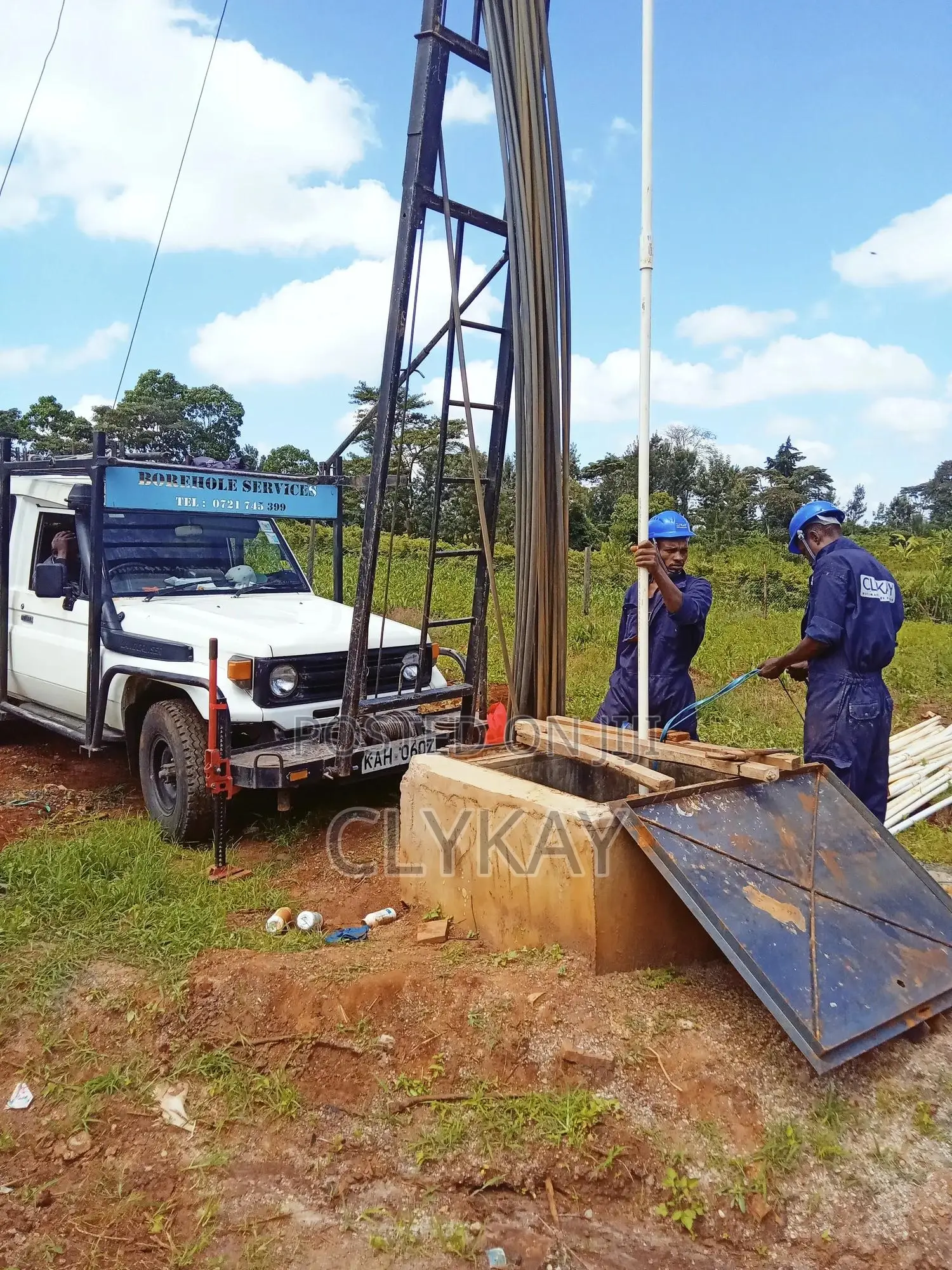 Borehole Installation Works Pump Lowering Services
