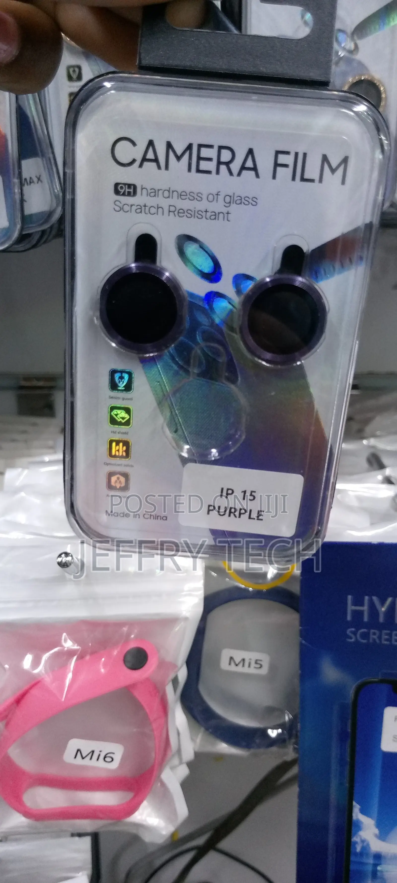 Tech Camera Lens Protector for iPhone 15 6.1-Inch and iPhone
