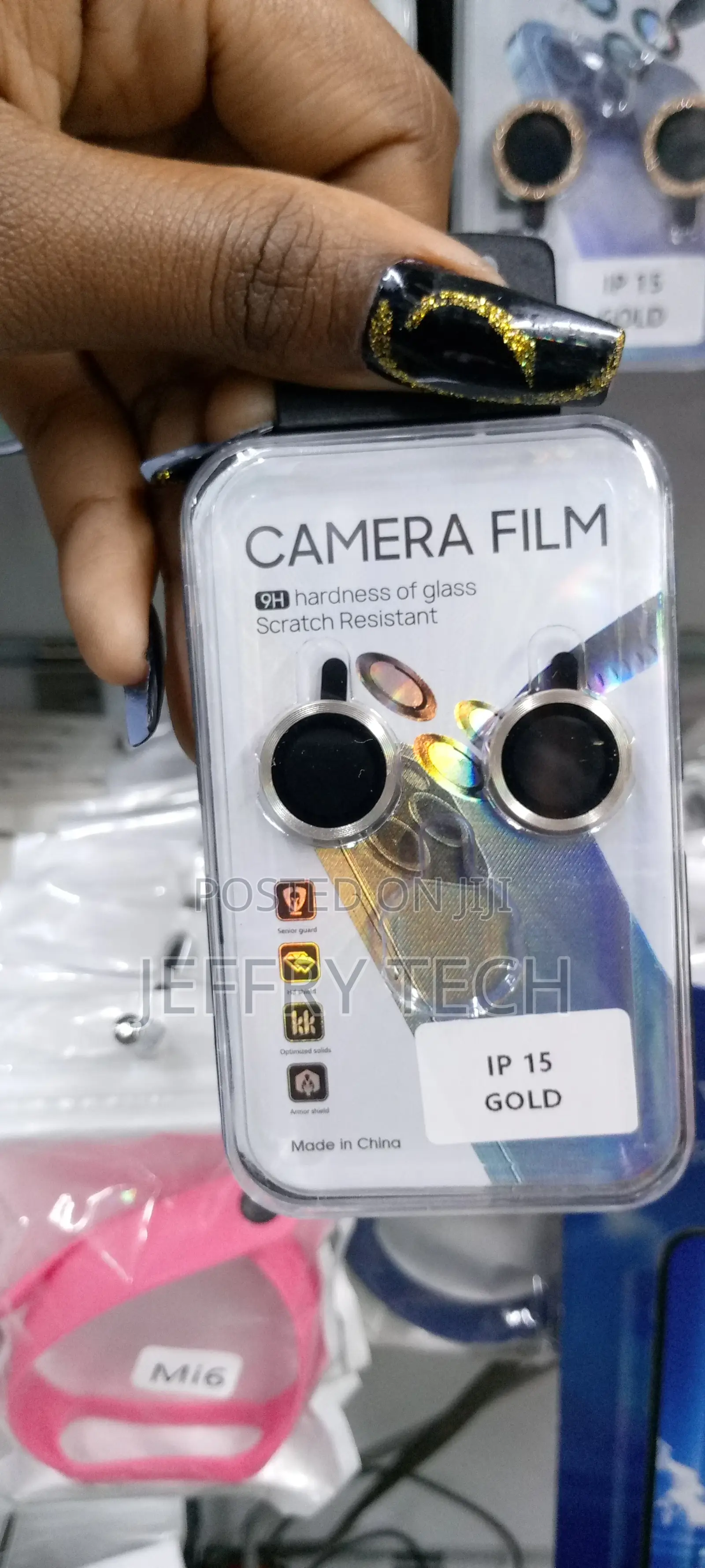 Etech Camera Lens Protector for iPhone 15 6.1-Inch