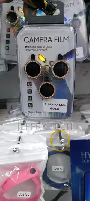 iPhone 14 Pro Max Camera Lens Protector Bling, 9H Tempered