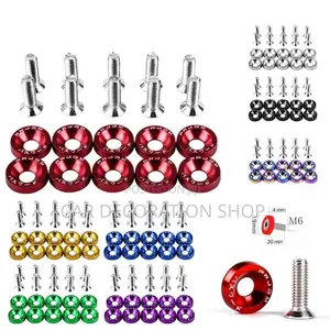10pcs Tuning Car Universal Fender Washers and Screw