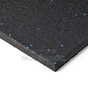 15mm Rubber Gym Flooring -Blue Flecks