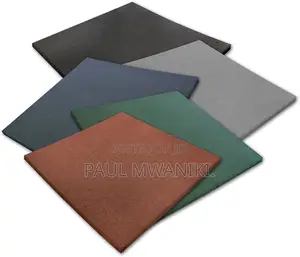 Flooring Tiles - 50cm X 50cm X 20mm Rubber Tile