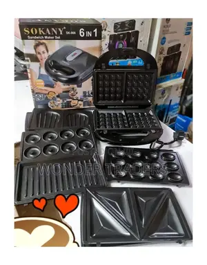 Sokany Sandwich Maker 6 in 1