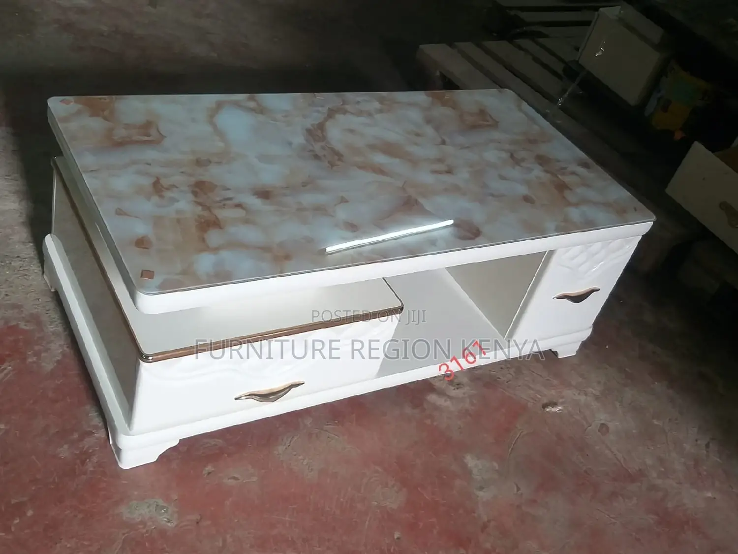 Coffee Table With Tempered Glass
