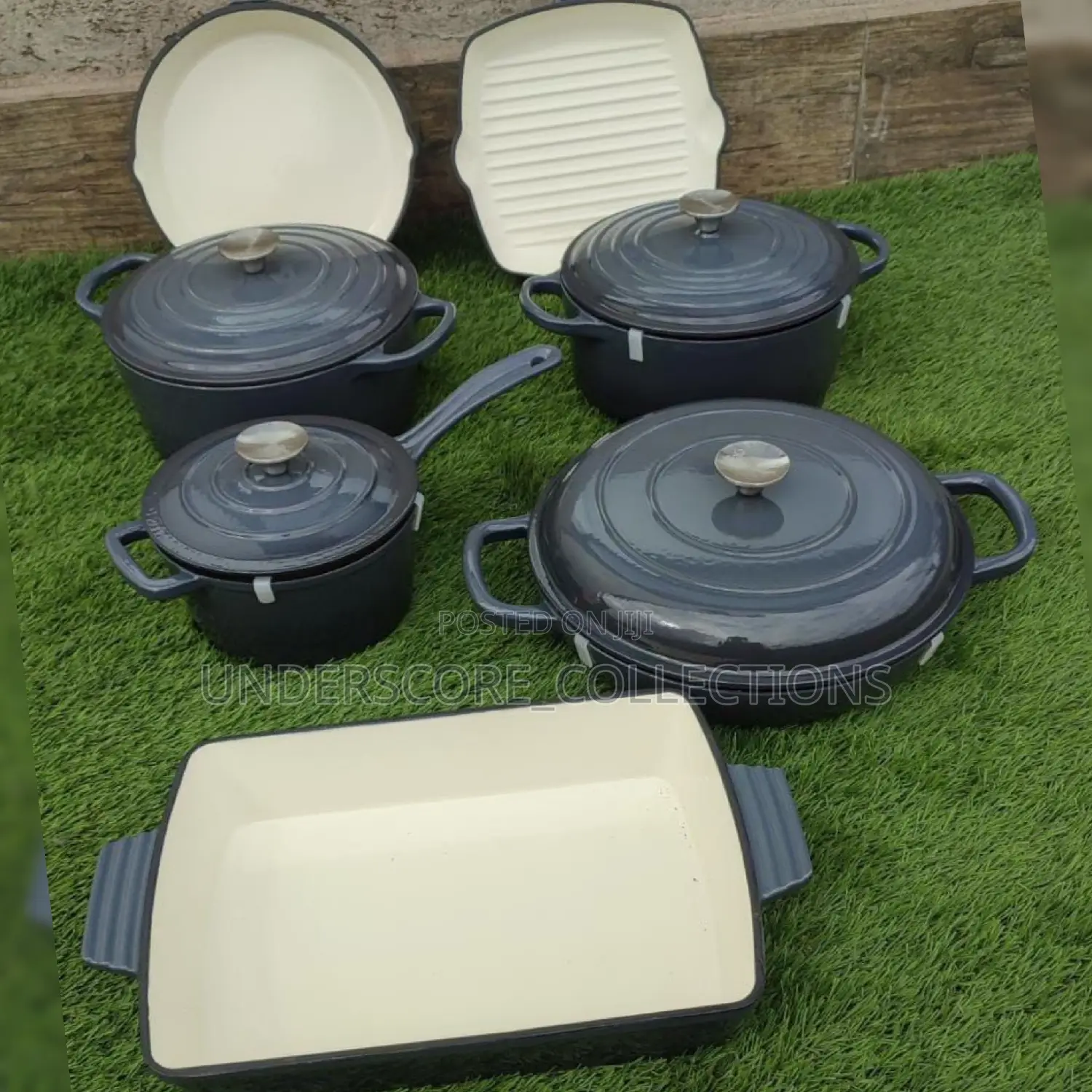 11pcs Original Enamel Cast Iron Pots on Wholesale