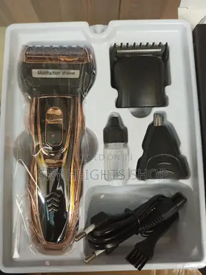 3in1 Geemy Hair Clipper Shaver With 3 Interchangeable Heads