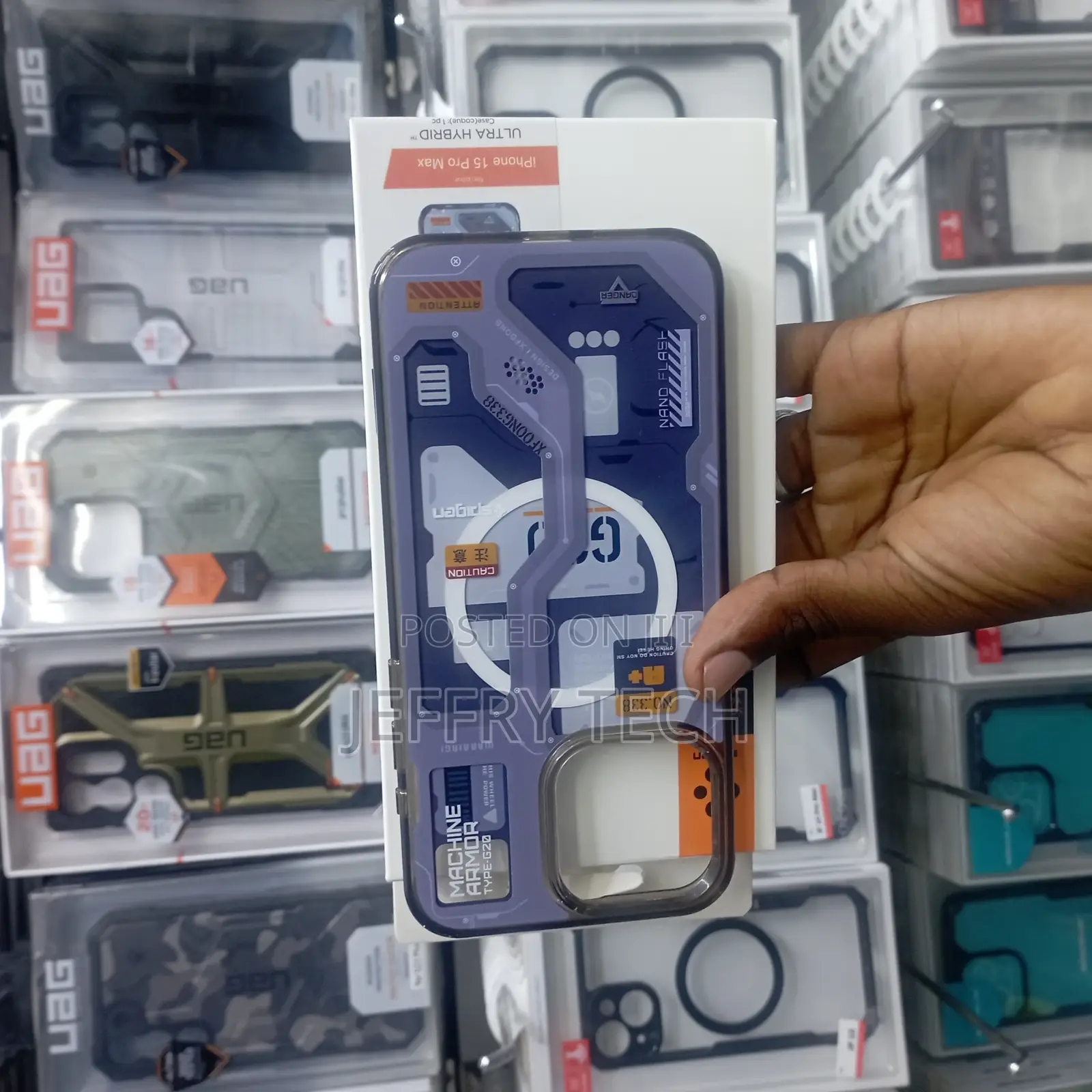 Spigen Armor Designed for iPhone 15 Pro Max Case