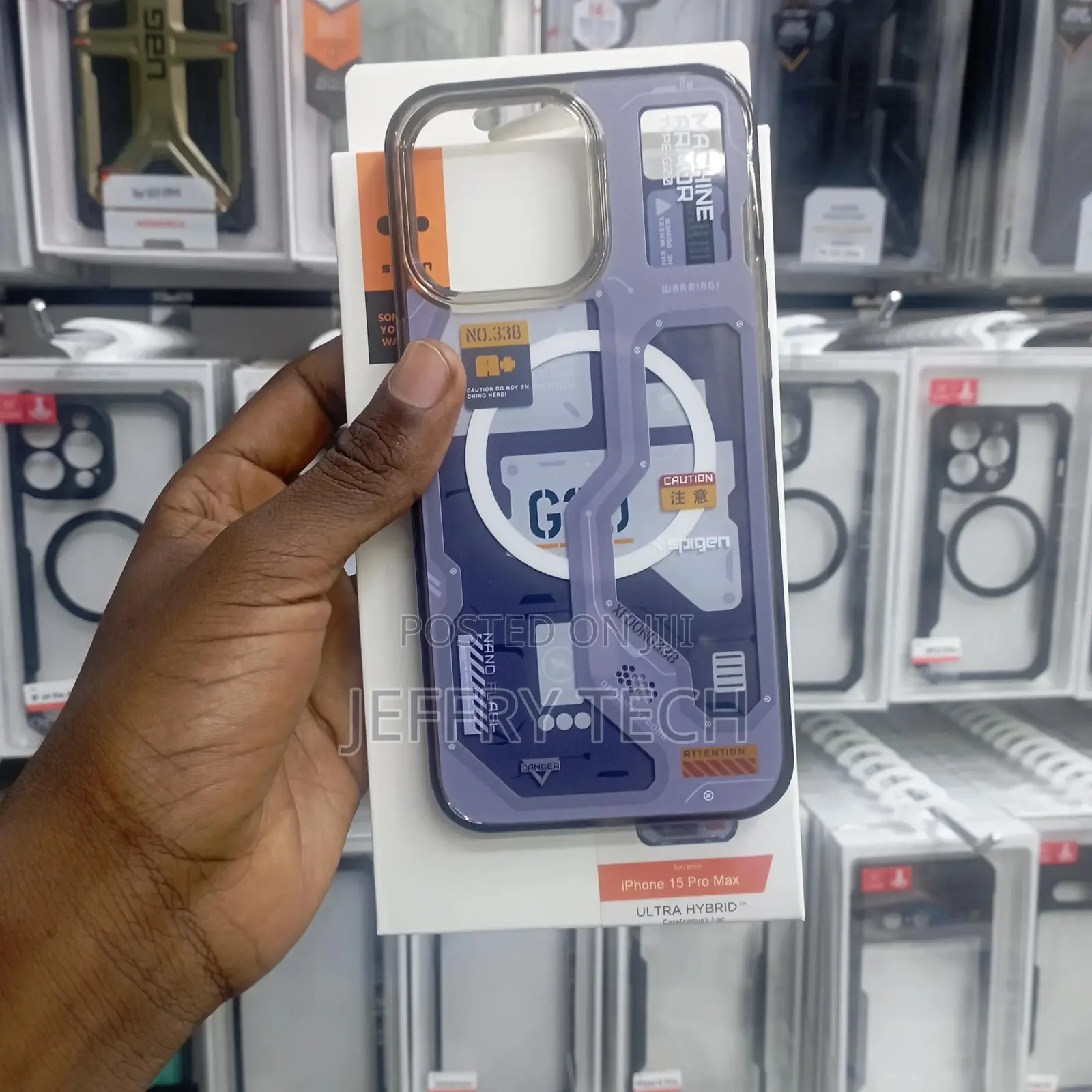 Spigen Armor Designed for iPhone 15 Pro Max Case