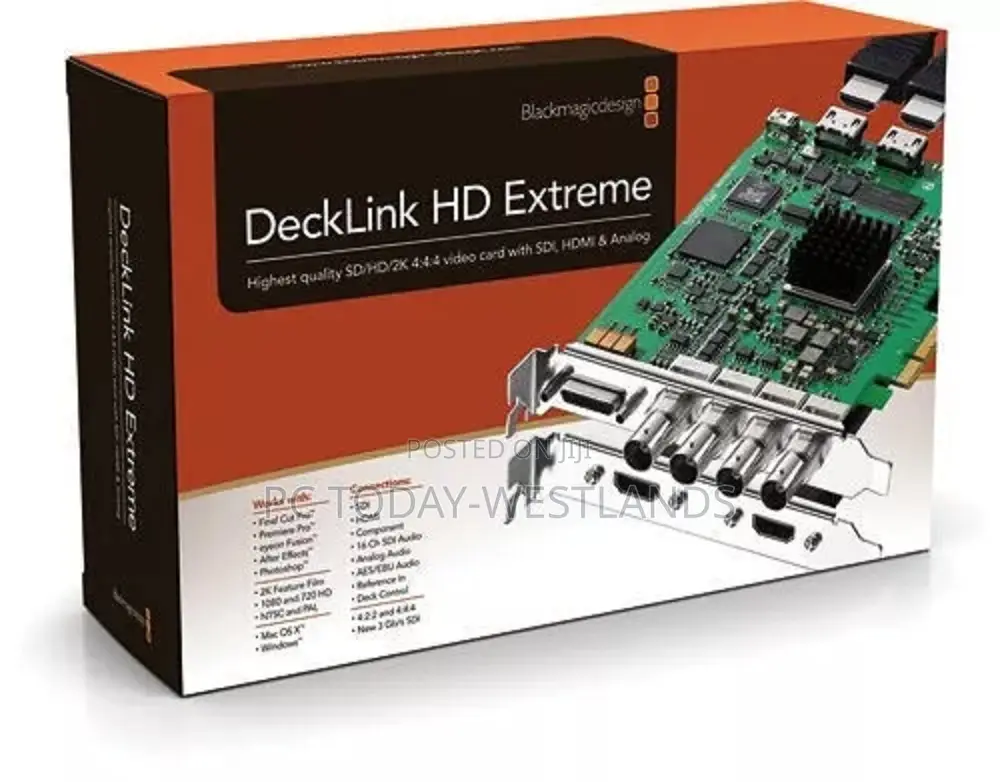 Black Magic Design Decklink HD Extreme 3 BDLKHDEXT3 Capture