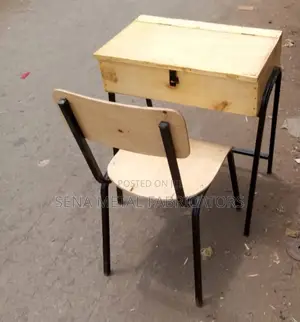 School Lockers and Chairs.
