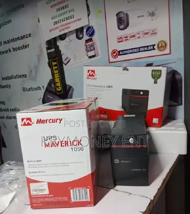 Mercury Power Back UP Uninterruptable Power Supply 1050VA