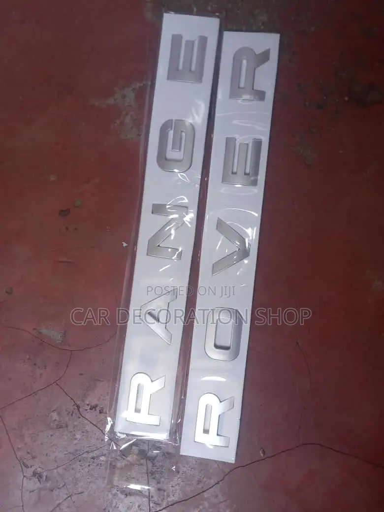 Front/Rear Replacement RANGE ROVER Self Adhesive Badges