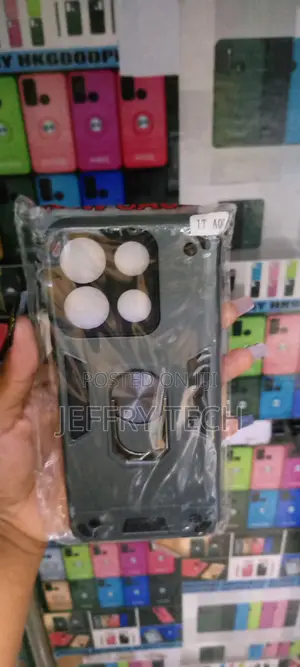 Itel A05s Phone Case Glaze Print With Ring Camera Protection