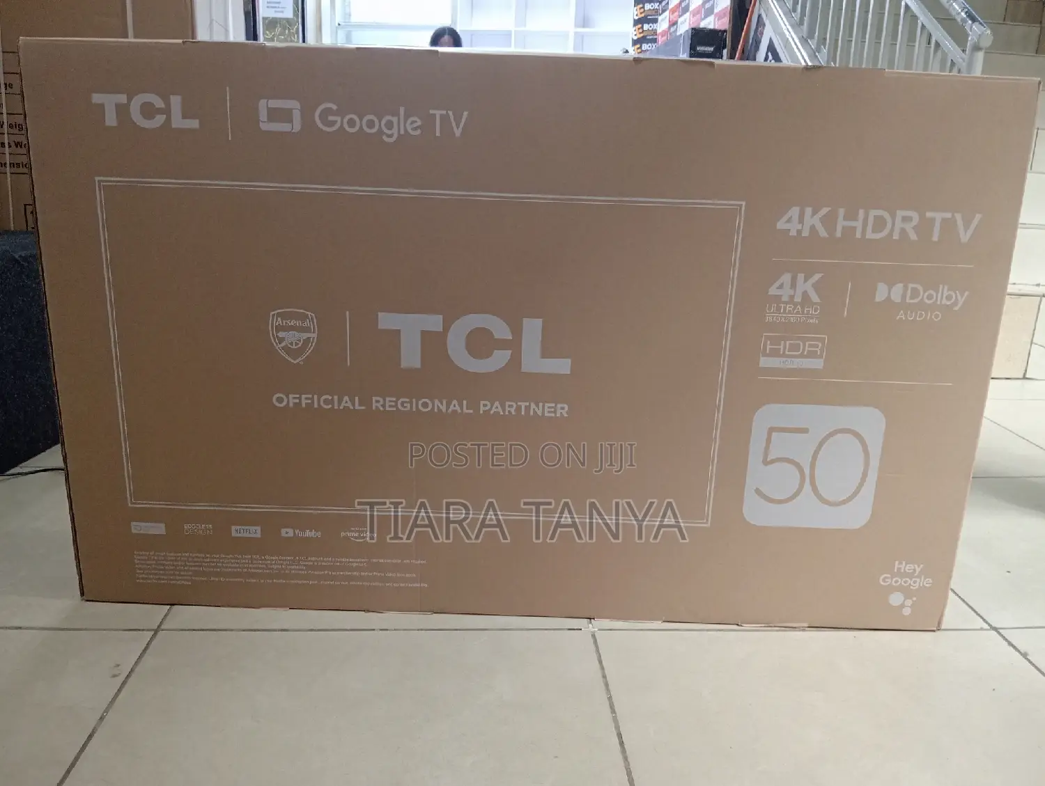 50" TCL Smart Uhd Frameless Google Tv