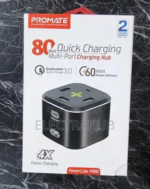 Promate Powercube-Pd80 80w Charging Multiport