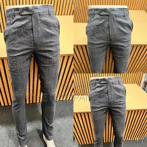 Vintage Plaid Official Designer Men's Casual Business Pants