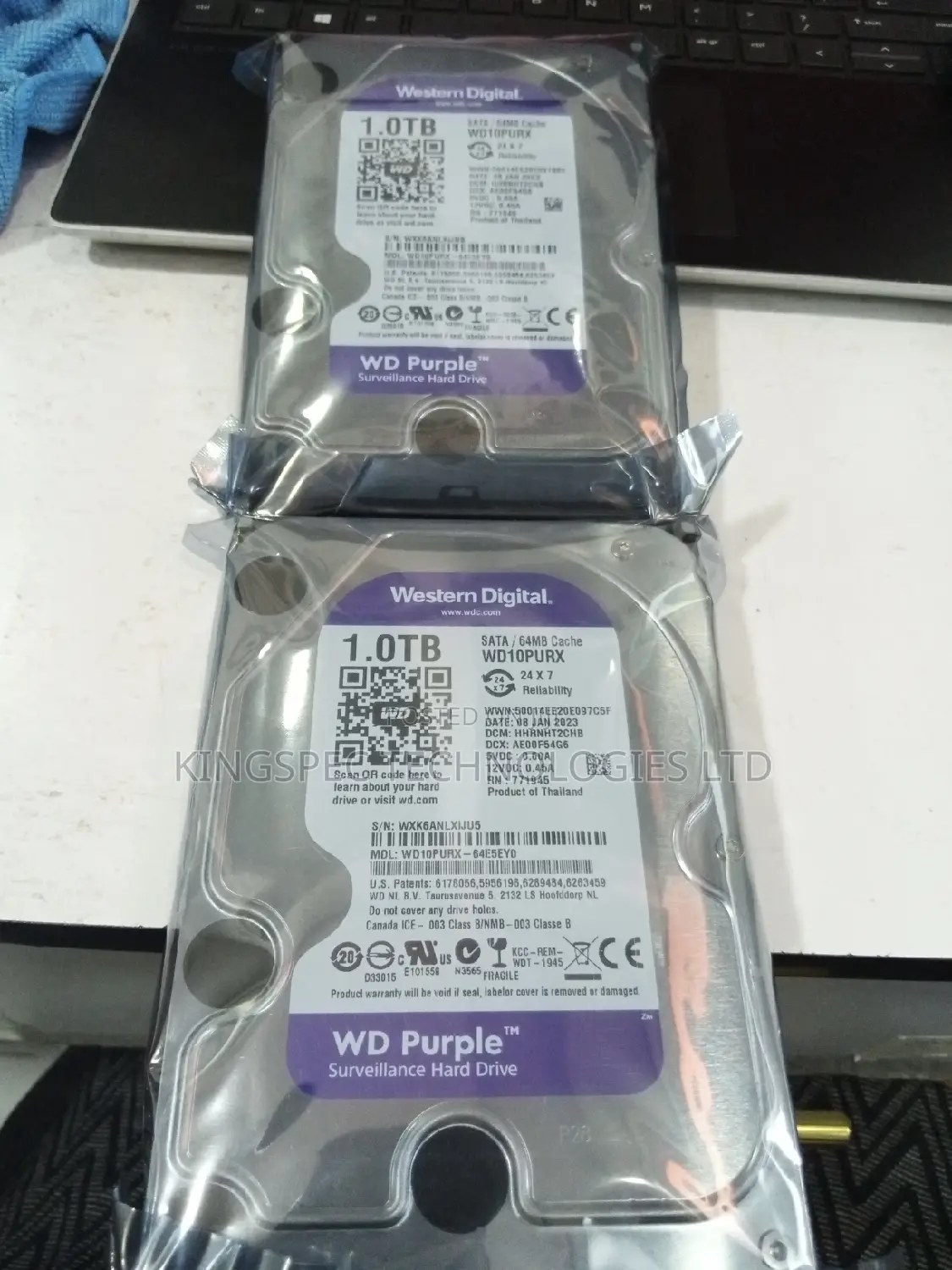 Western Digital (Wd) Purple 1tb Surveillance Hard Drive