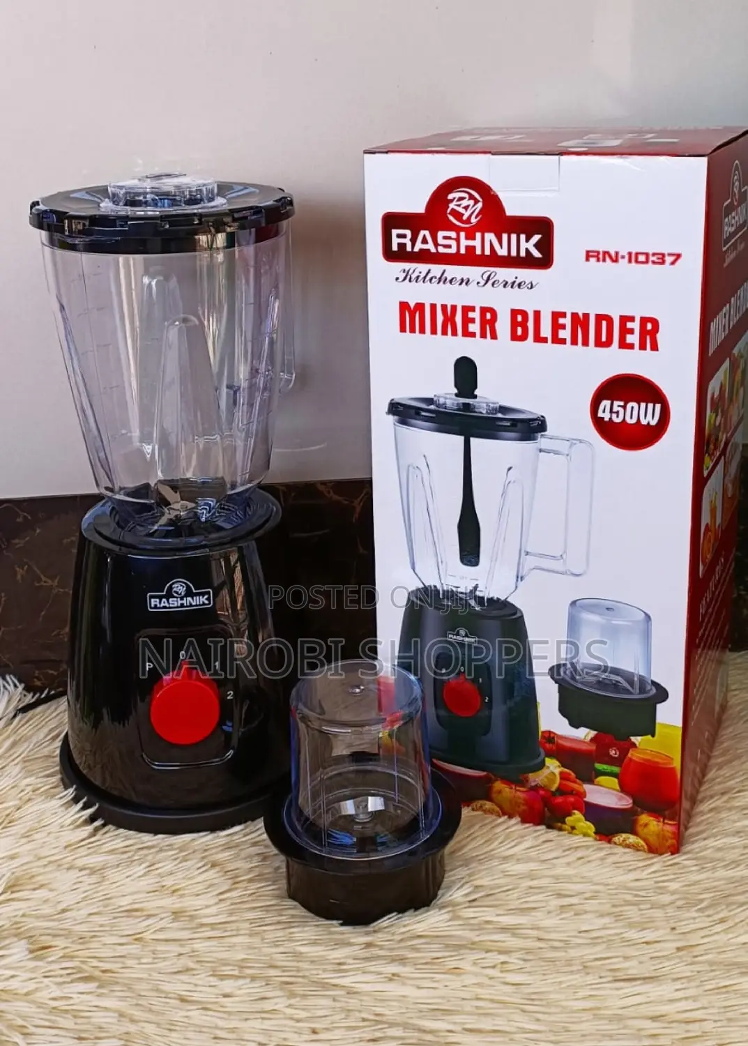 Blender 2 in 1 Rashnik Blender