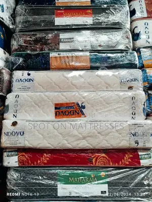 5by6 8inch and 10inch HD Quilted Mattresses + Free Delivery.