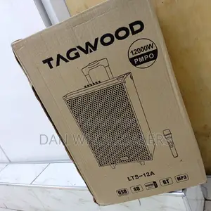 New TAGWOOD 12 Inch Outdoor Speaker, Bluetooth, Microphone