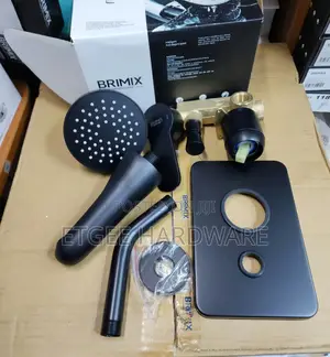 Black Brimix Four Way Shower Mixer