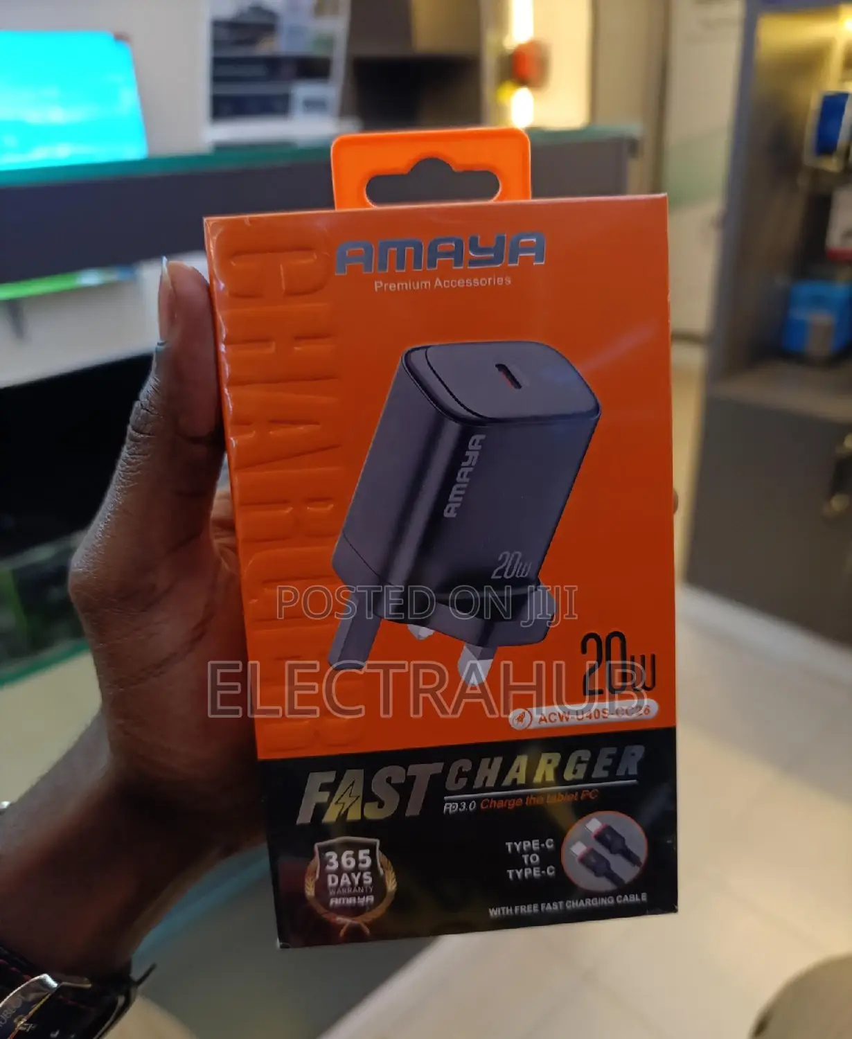 Amaya Type C-C Fast Charger
