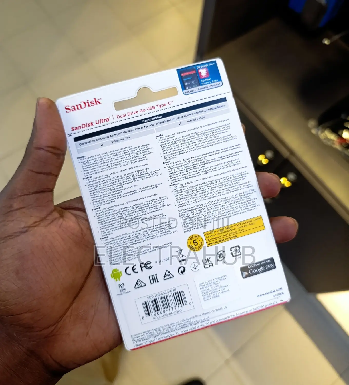 Sandisk 32gb Dual Usb Type C Otg