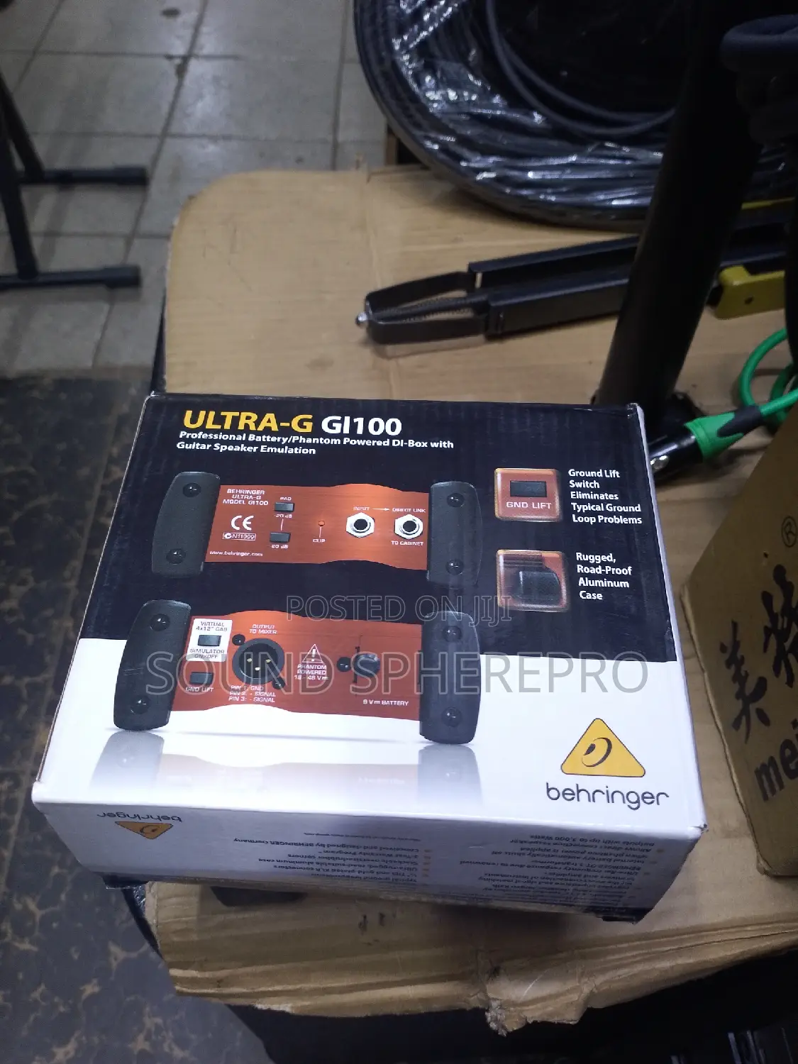 Behringer Ultra-G Gi100 Di -Box Phantom