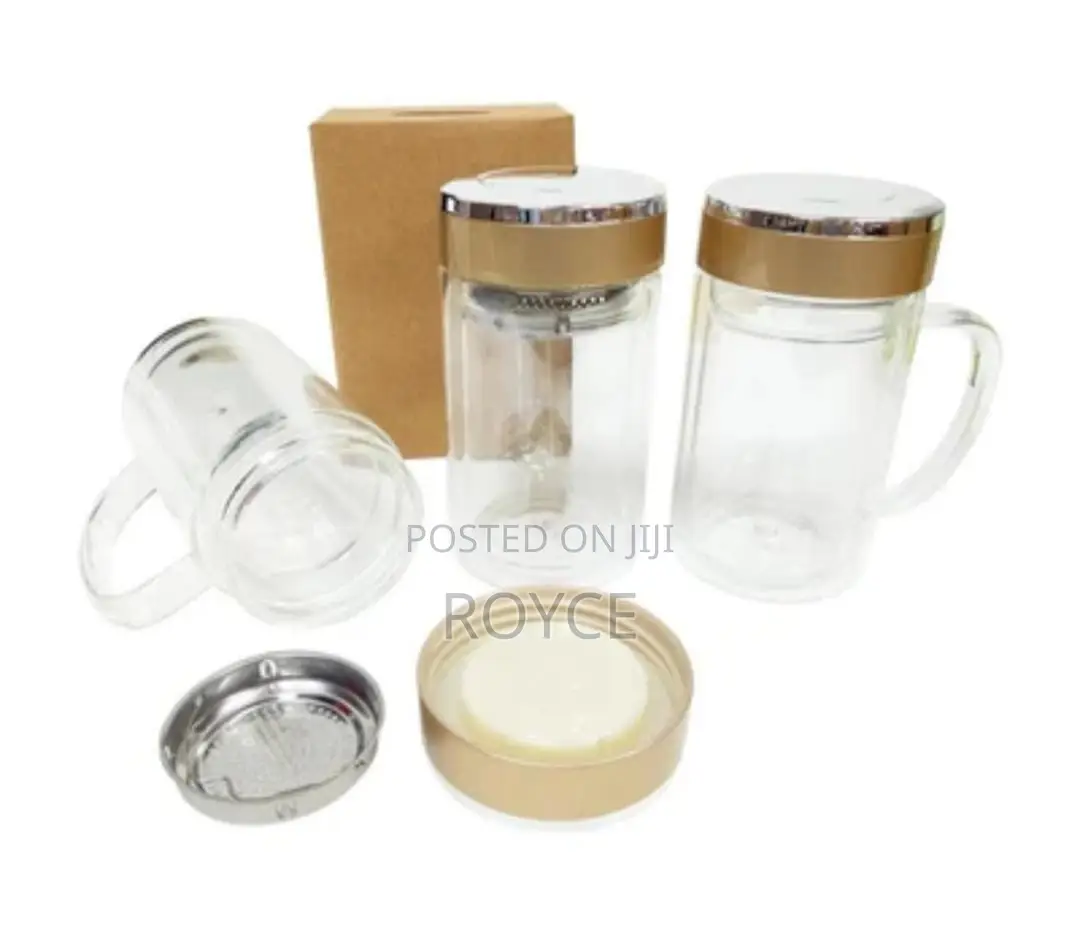 Borosilicate Double Wall Thermo Cup-550ml
