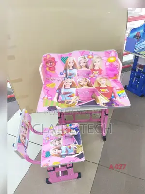 Pink Kids Study Table