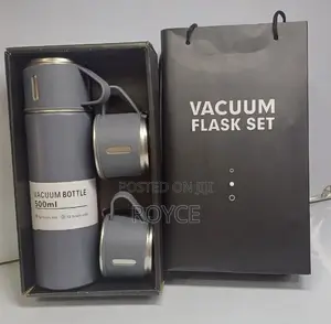 3 in -1 Stainless Steel Vacuum Insulated Flask-(500ml)