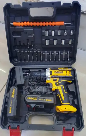 Dewalt 36v Electric Drill Tool Set - Cordless