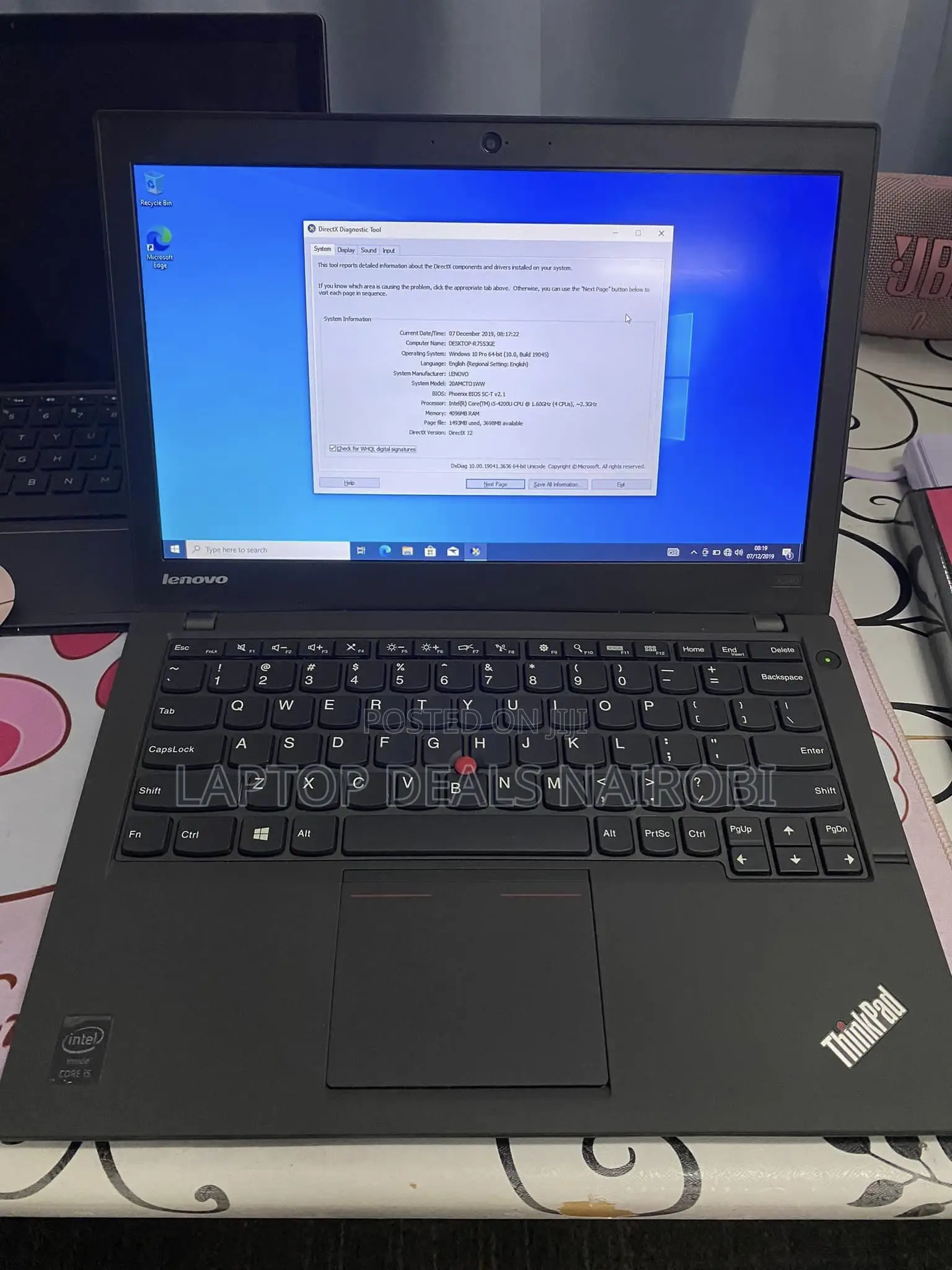 Laptop Lenovo ThinkPad X240 8GB Intel Core I5 SSD 256GB